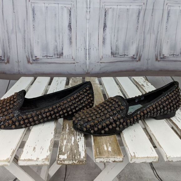 Steve Madden studlyy studded 7 7m women flats flat - Picture 4 of 8